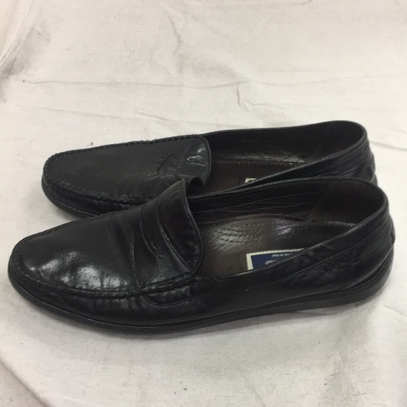 12 Black Men’s Loafers BraGano Cole Haan GuC - Picture 2 of 7